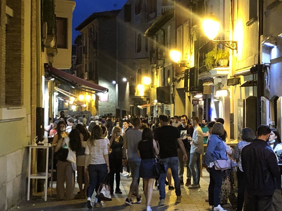 Zona de la calle Laurel de Logroño