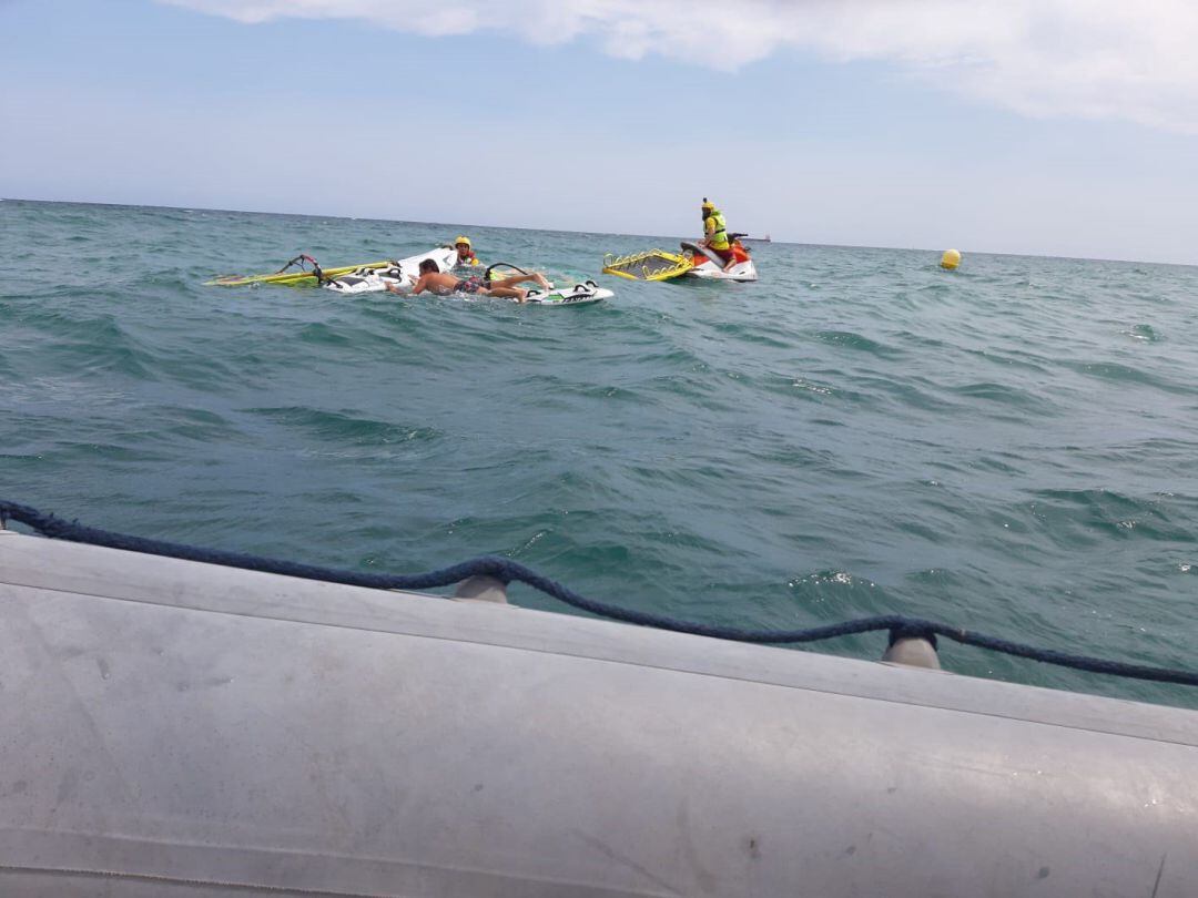 Imagen de archivo de un rescate en playa alicantina