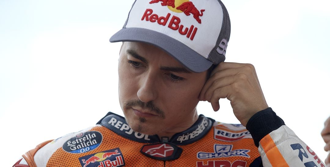 Jorge Lorenzo, durante esta temporada con Honda