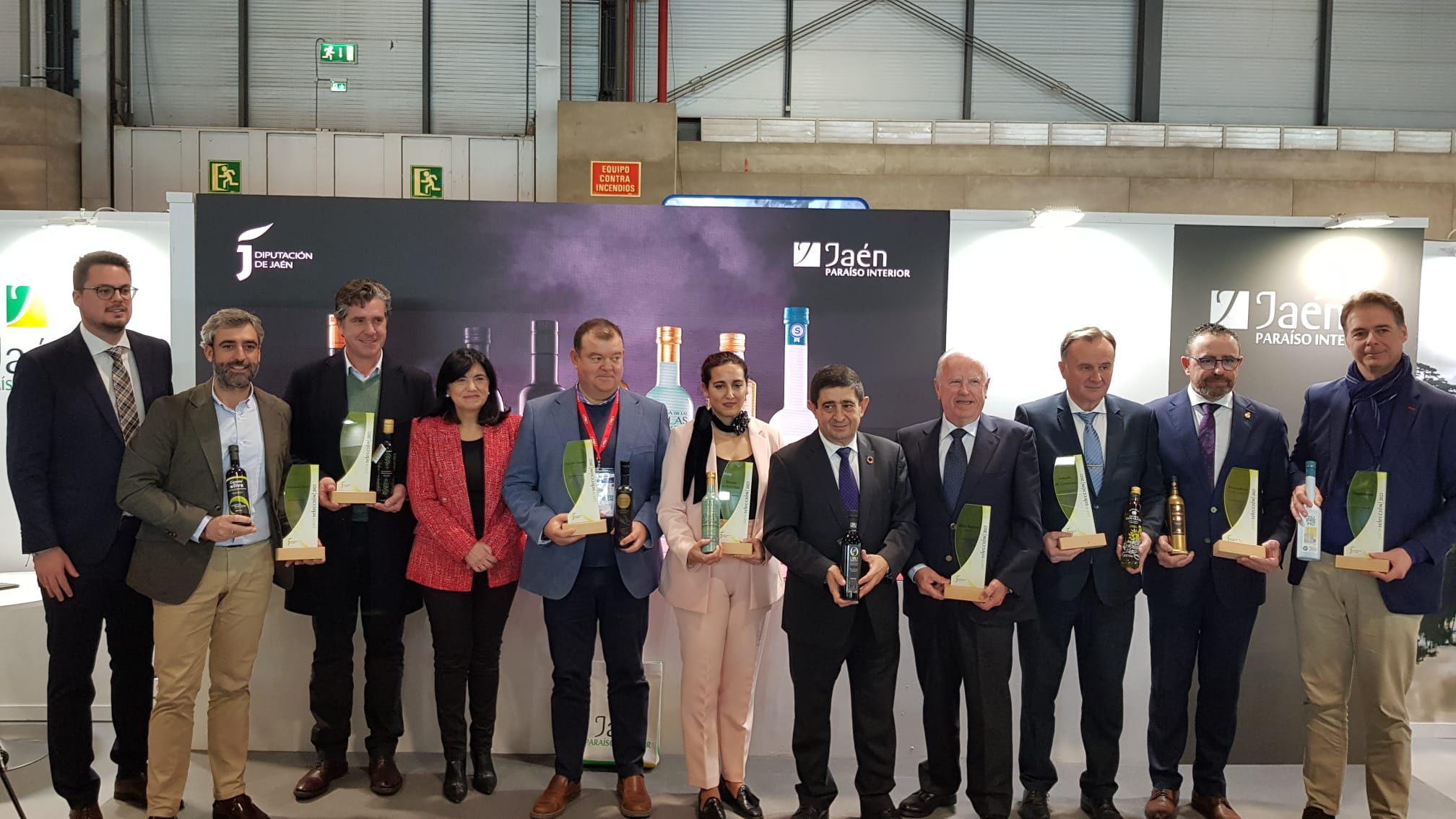 Foto de familia de los premiados con &#039;Jaén Selección 2023&#039;.