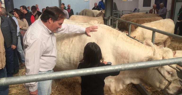 Jaime González Taboada en la Subasta Nacional de Ganado Selecto en Colmenar Viejo