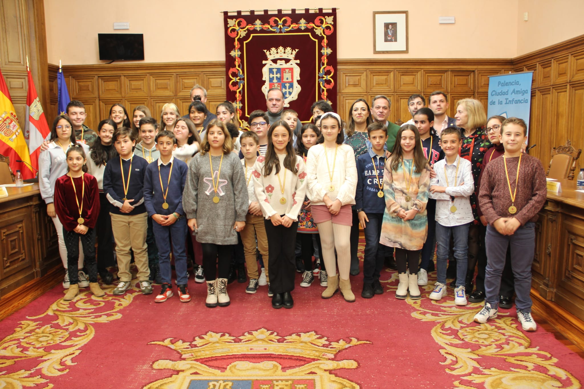 Pleno infantil del Ayuntamiento de Palencia