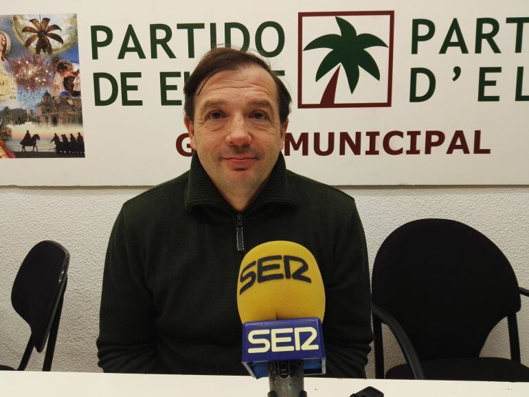 El portavoz del Partido de Elche, Jesús Pareja