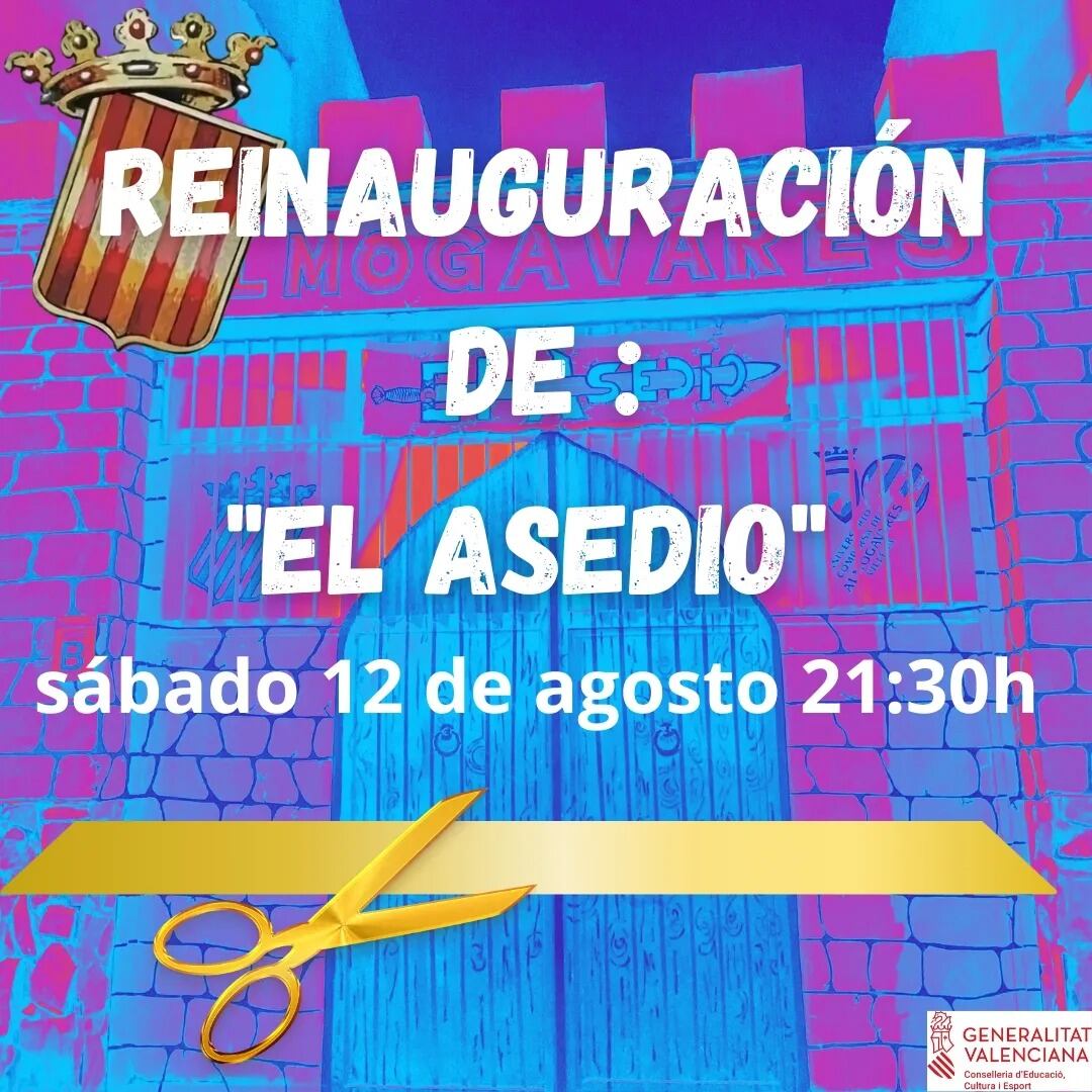 Cartel del acto del sábado