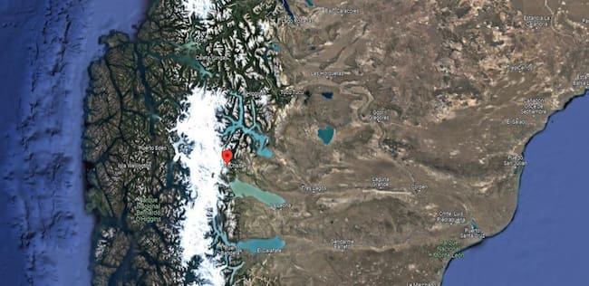 Imagen de satélite de la zona del accidente / Google Maps