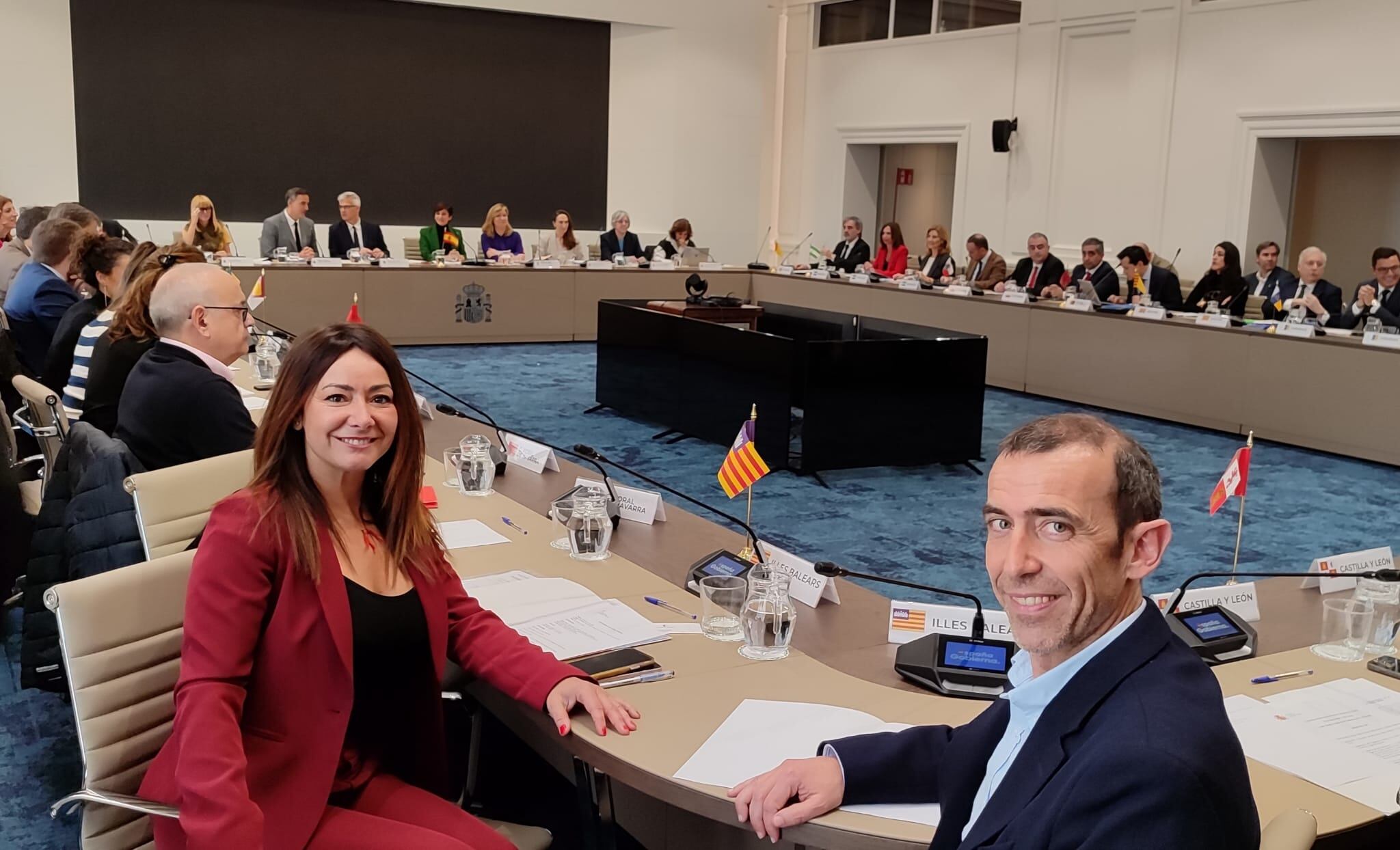 Un momento durante la Conferencia sectorial