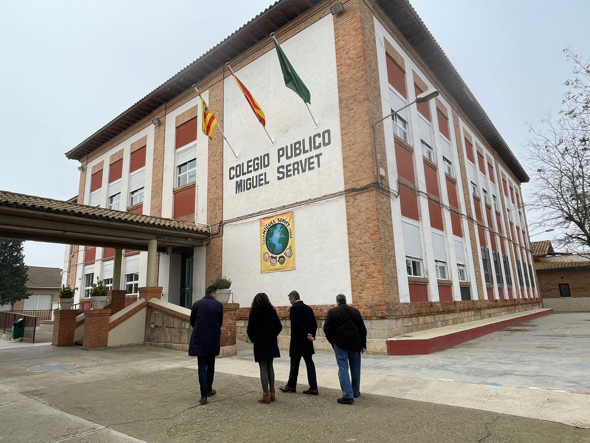 Visita de Gramún y Mallada al CEIP Miguel Servet