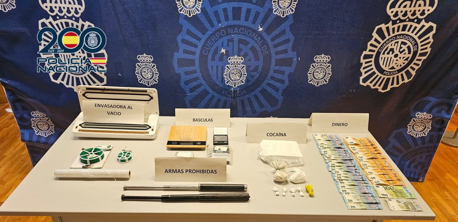 Efectos intervenidos por parte de la Policía Nacional