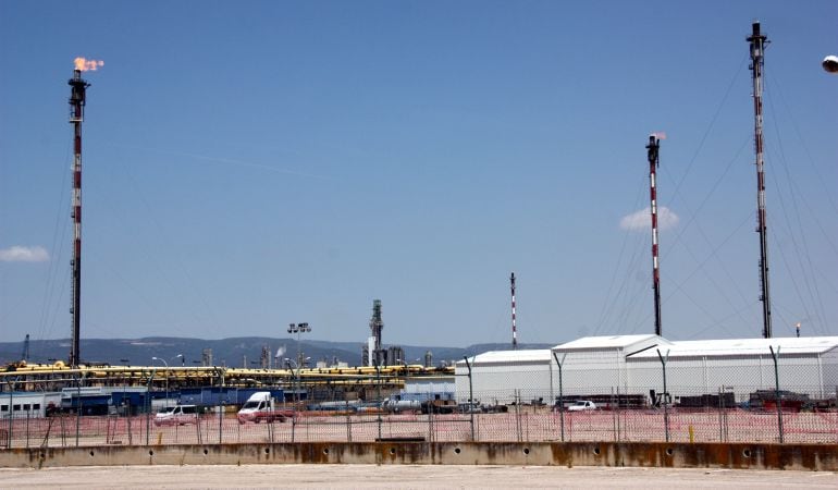 Pla del complex químic de Tarragona.