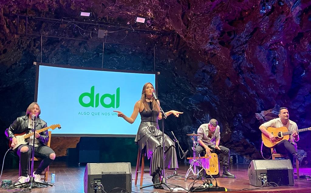 Última Llave durante el concierto del viernes en el Auditorio de Jameos del Agua.