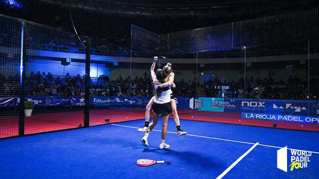 Així van celebrar Triay i Salazar el triomf a l'Argentina que esperen repetir a Xile aquest diumenge.