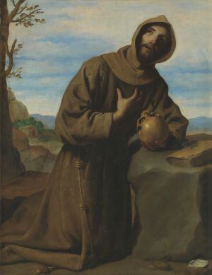 &#039;San Francisco en oración&#039;, Francisco de Zurbarán (1598-1664)