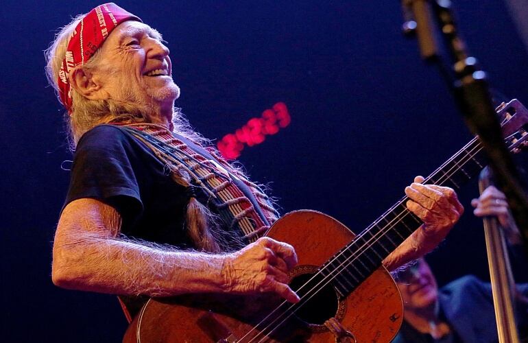 Willie Nelson durante una actuación en Austin (Texas) en diciembre de 2017