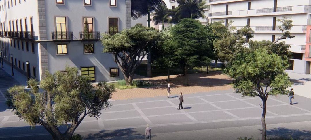 Propuesta de peatonalización del entorno del ayuntamiento 