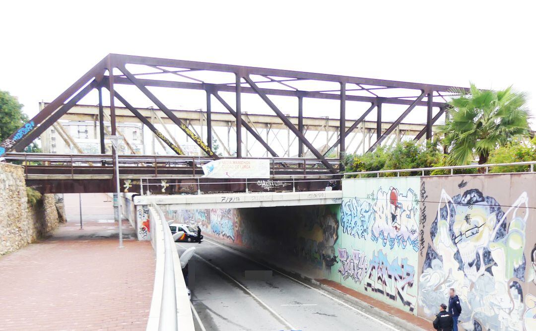 Punto donde ocurrió el atropello mortal que investiga la Policía Nacional