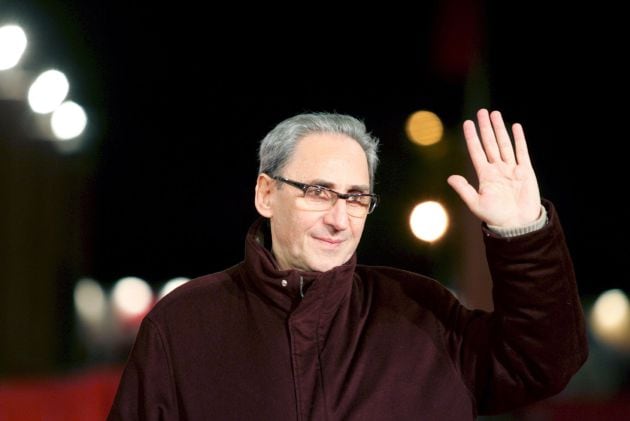 Franco Battiato en el festival de cine de Roma en 2007.