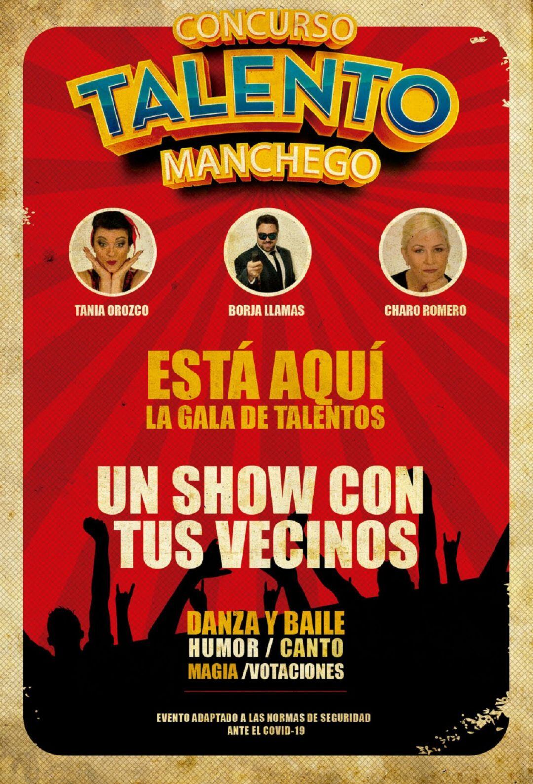 Cartel del nuevo espectáculo Talento Manchego