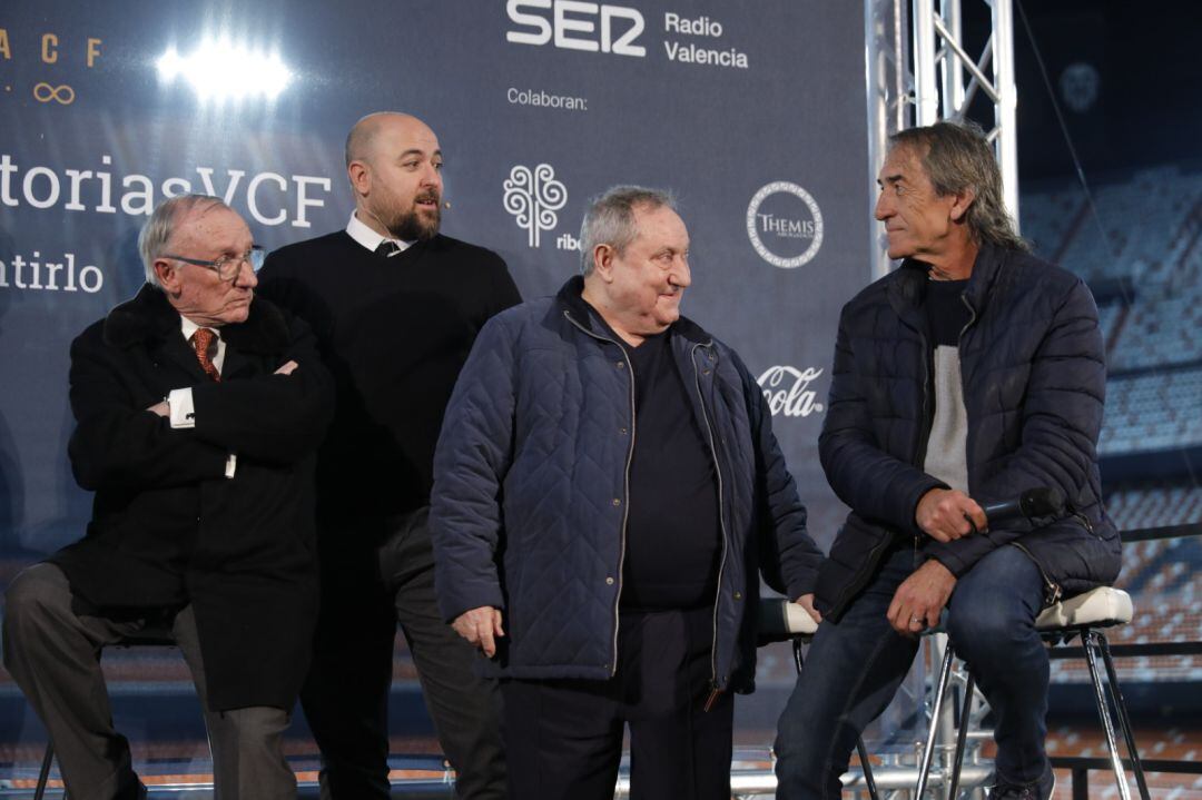 Luis Casanova, Fran Guaita, Bernardo "Españeta" y Ricardo Arias
