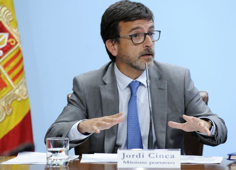 Jordi Cinca, ministre de Finances i portaveu