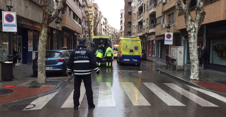 Imagen de uno de los accidentes de este miércoles