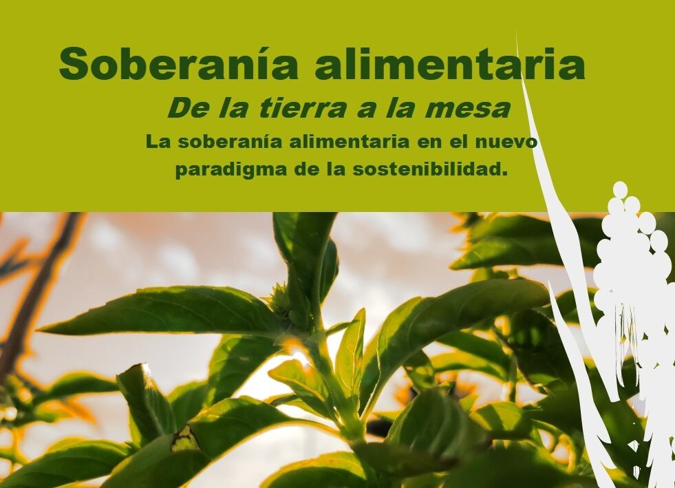 Cartel de las jornadas informativas sobre el reto de la Soberanía alimentaria organizadas por Mararía.