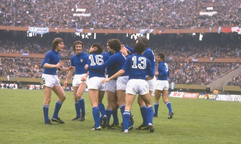 italia se proclama campeona del mundo del Mundial de España de 1982 en el Santiago Bernabéu.