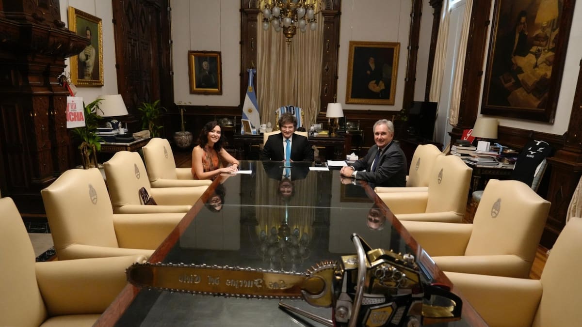 Ayuso se reúne con Milei en plena crisis por la intervención de Estados Unidos en Venezuela