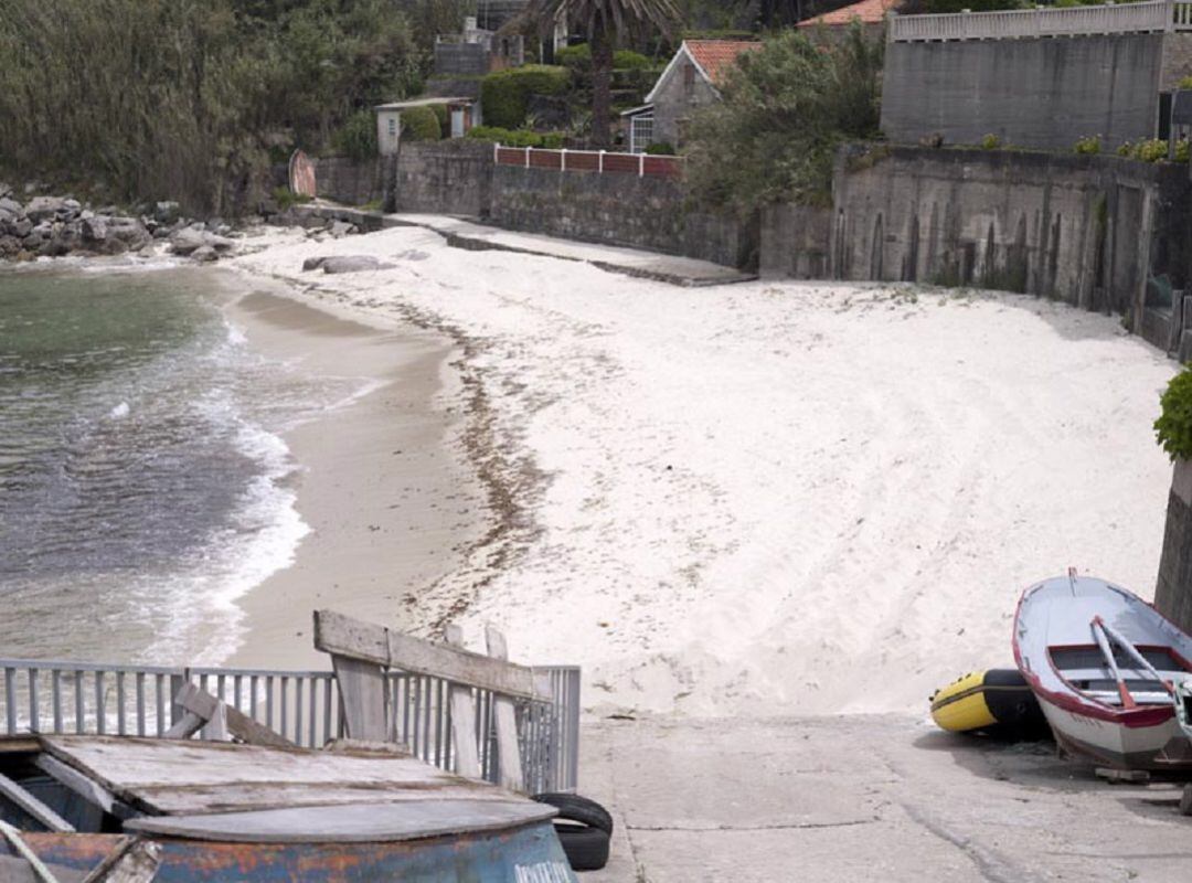 La playa de Portiño.