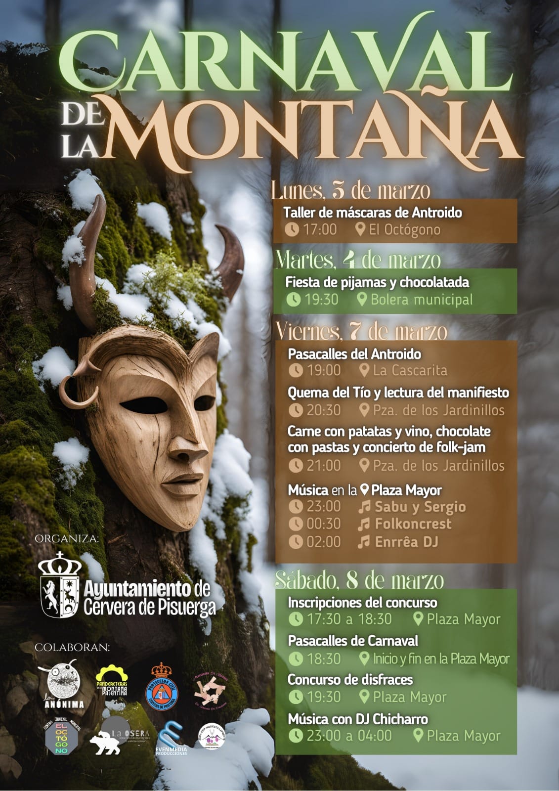 Carteldel Carnaval de la Montaña Palentina