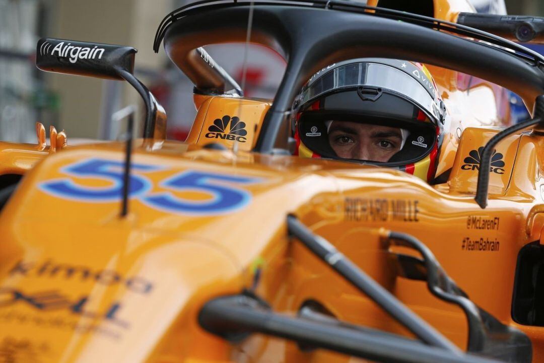 Carlos Sainz, en su McLaren.