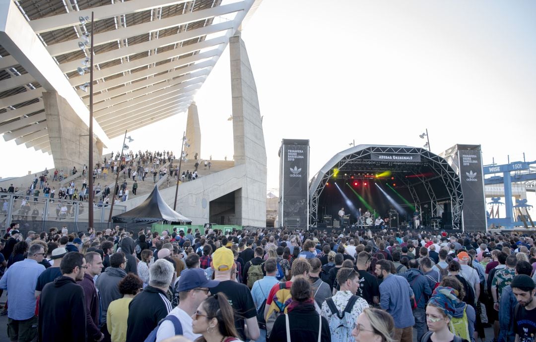 El escenario del Primavera Sound 2019 ubicado en el Parc del Forum de Barcelona.