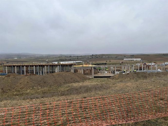 Obras en el parque científico y tecnológico de Los Palancares