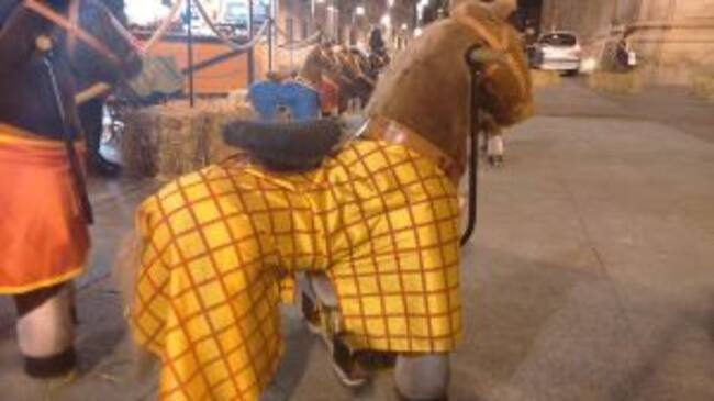 Los ponis sobre ruedas