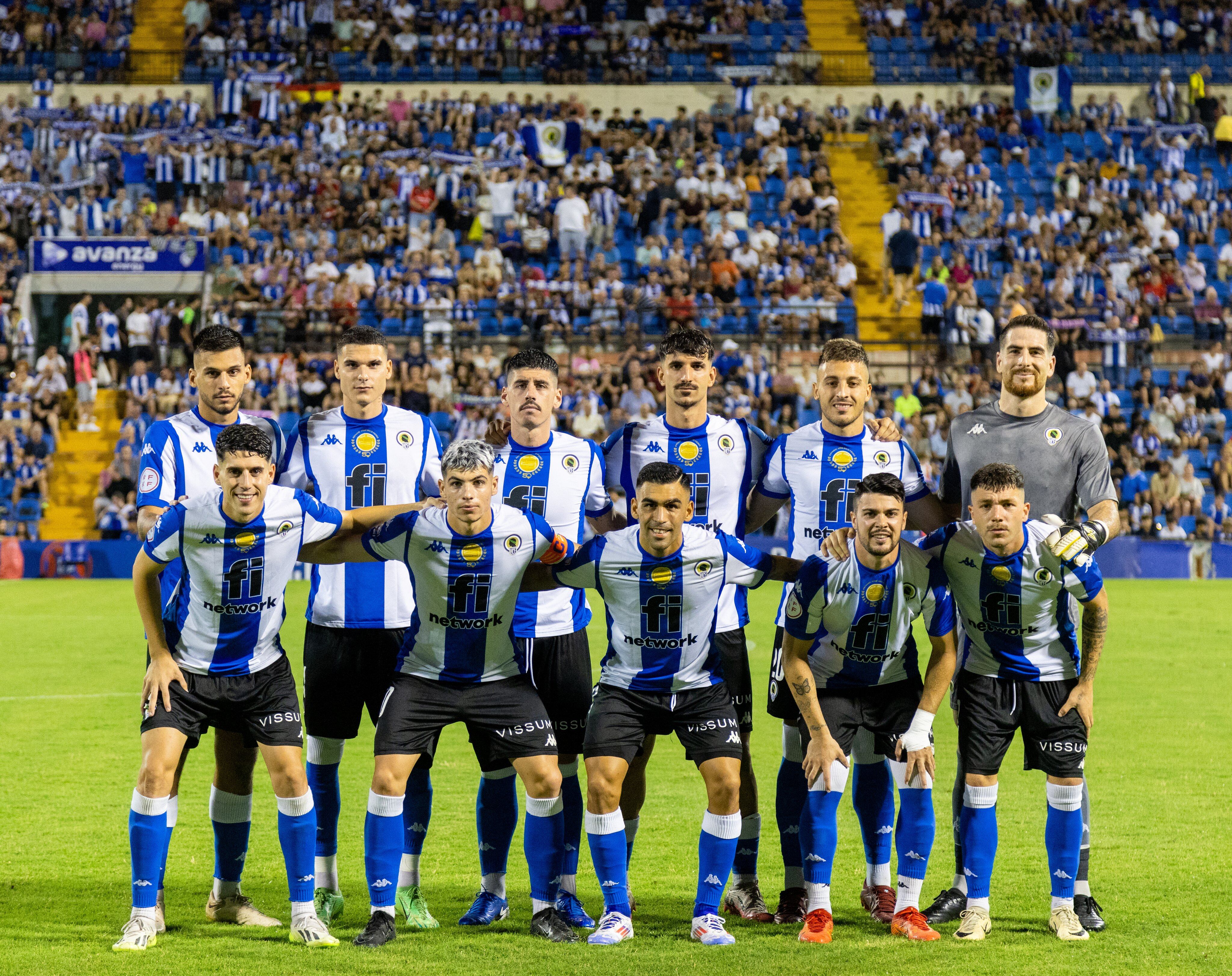 Alineación del Hércules frente al Intercity