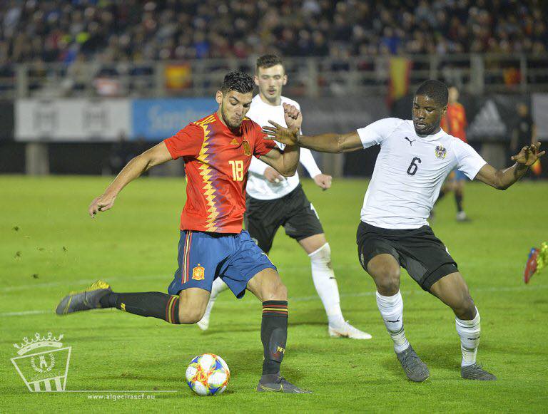 Un lance del último España-Austria en Algeciras