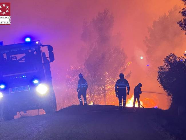 Incendio de Azuébar, en Castellón, en agosto de 2021