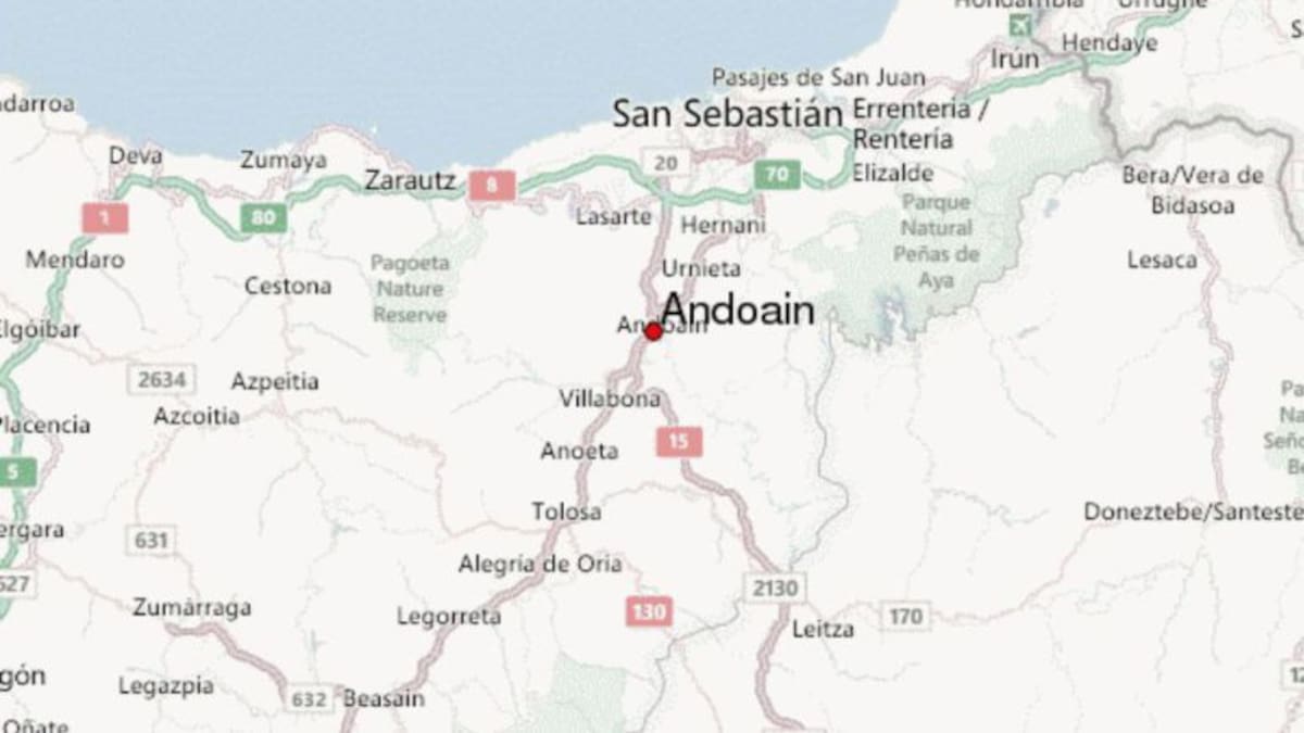 Atropello mortal en Andoain