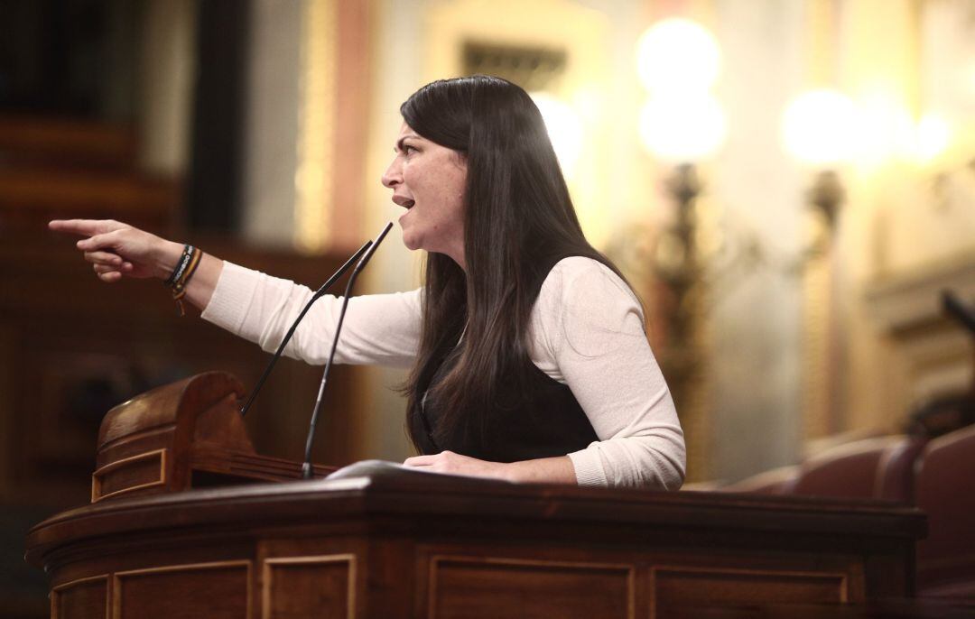 La portavoz adjunta de Vox en el Congreso de los Diputados, Macarena Olona.