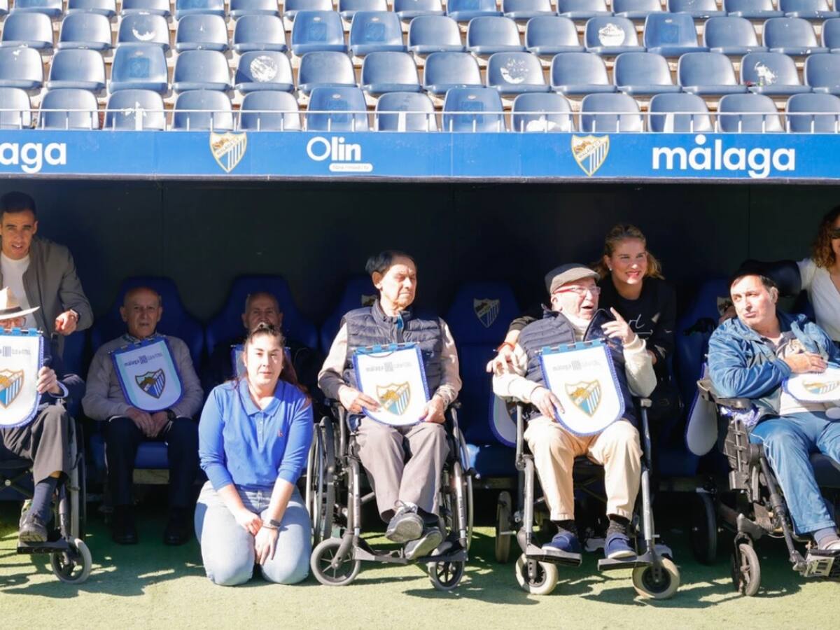 Los veteranos del Málaga imparten ‘Talleres de reminiscencia basados en el fútbol’