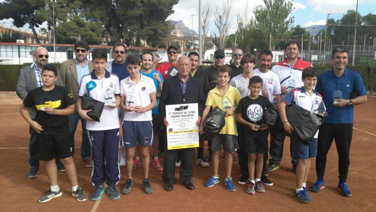 Cuadro de vencedores en el torneo