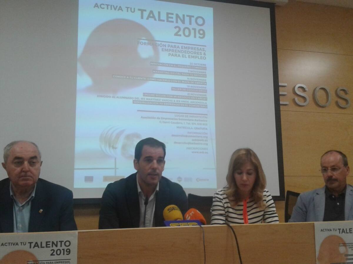 “Activa tu talento” regresa a Barbastro con seis talleres de formación para el empleo