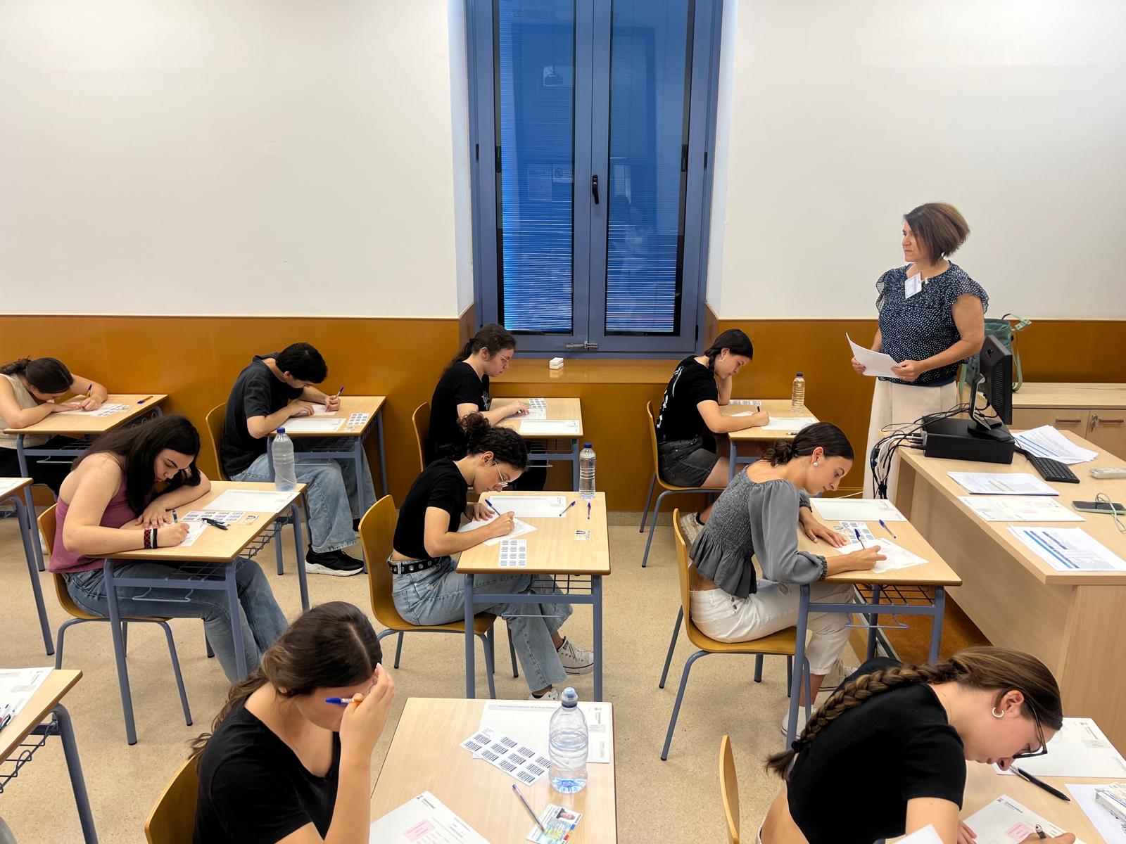Examen de la PAU en Huesca