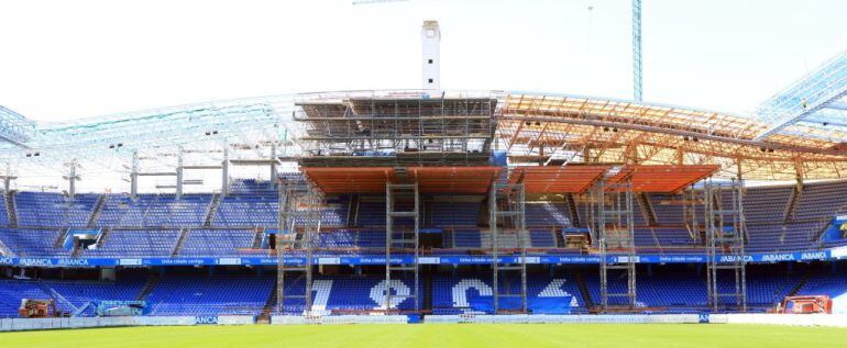 Obras en Riazor