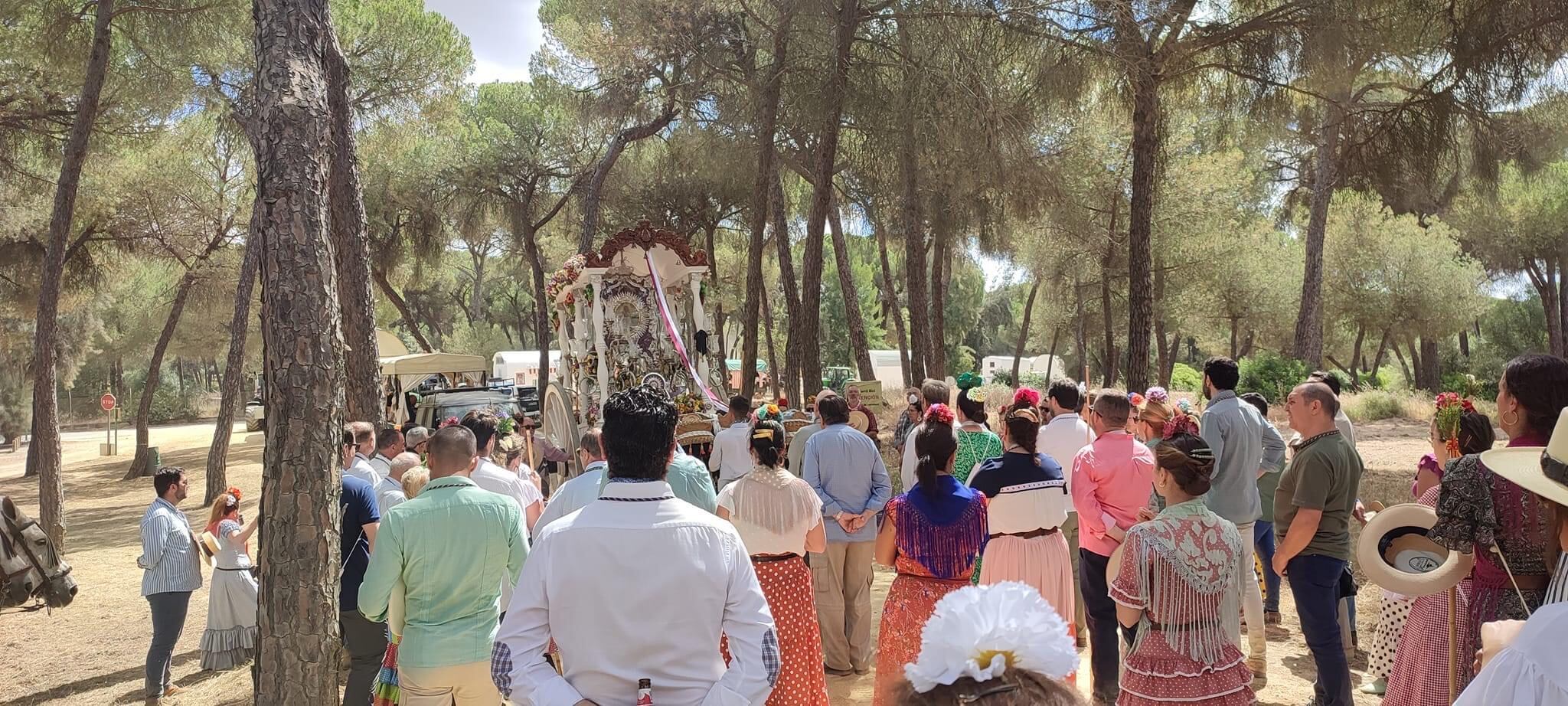 Alrededor de 200 peregrinos forman parte de la expedición de la Hermandad de El Rocío de Ronda este año