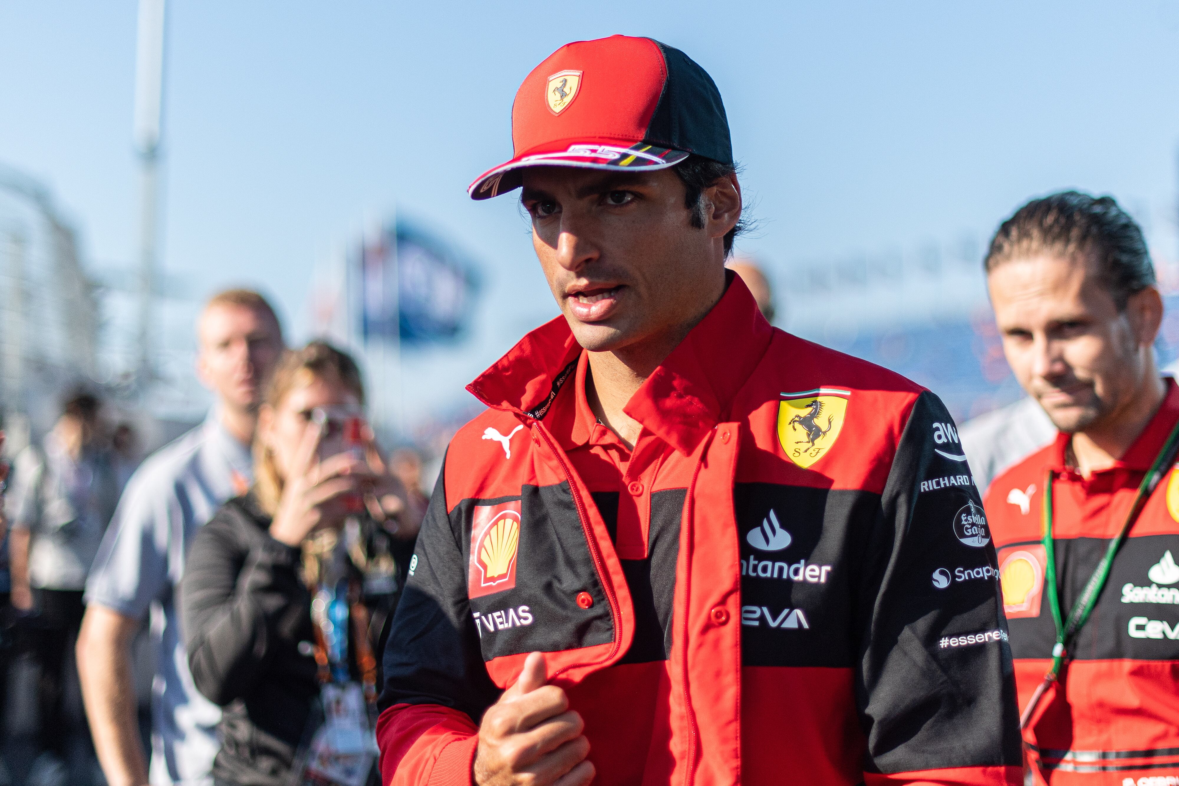 Carlos Sainz, durante la clasificación del GP de Países Bajos.