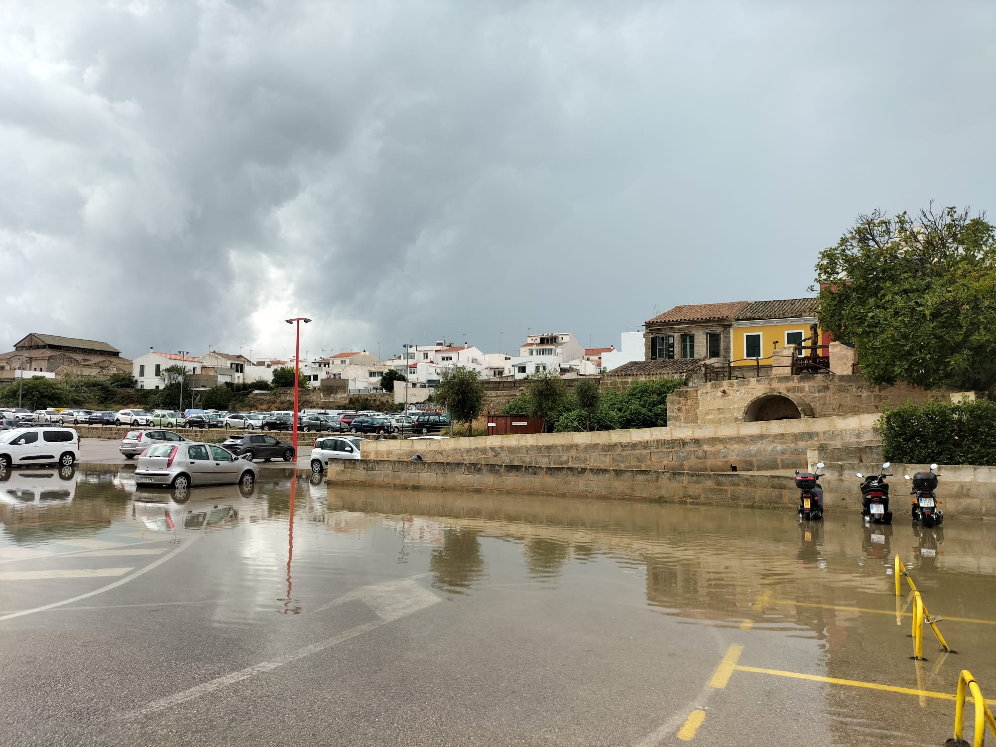 Sínia des Cuc inundada