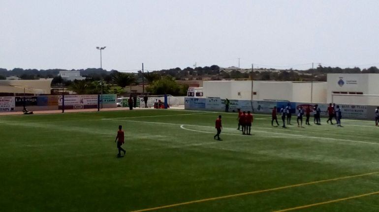 Imagen del partido jugado en Sant Francesc