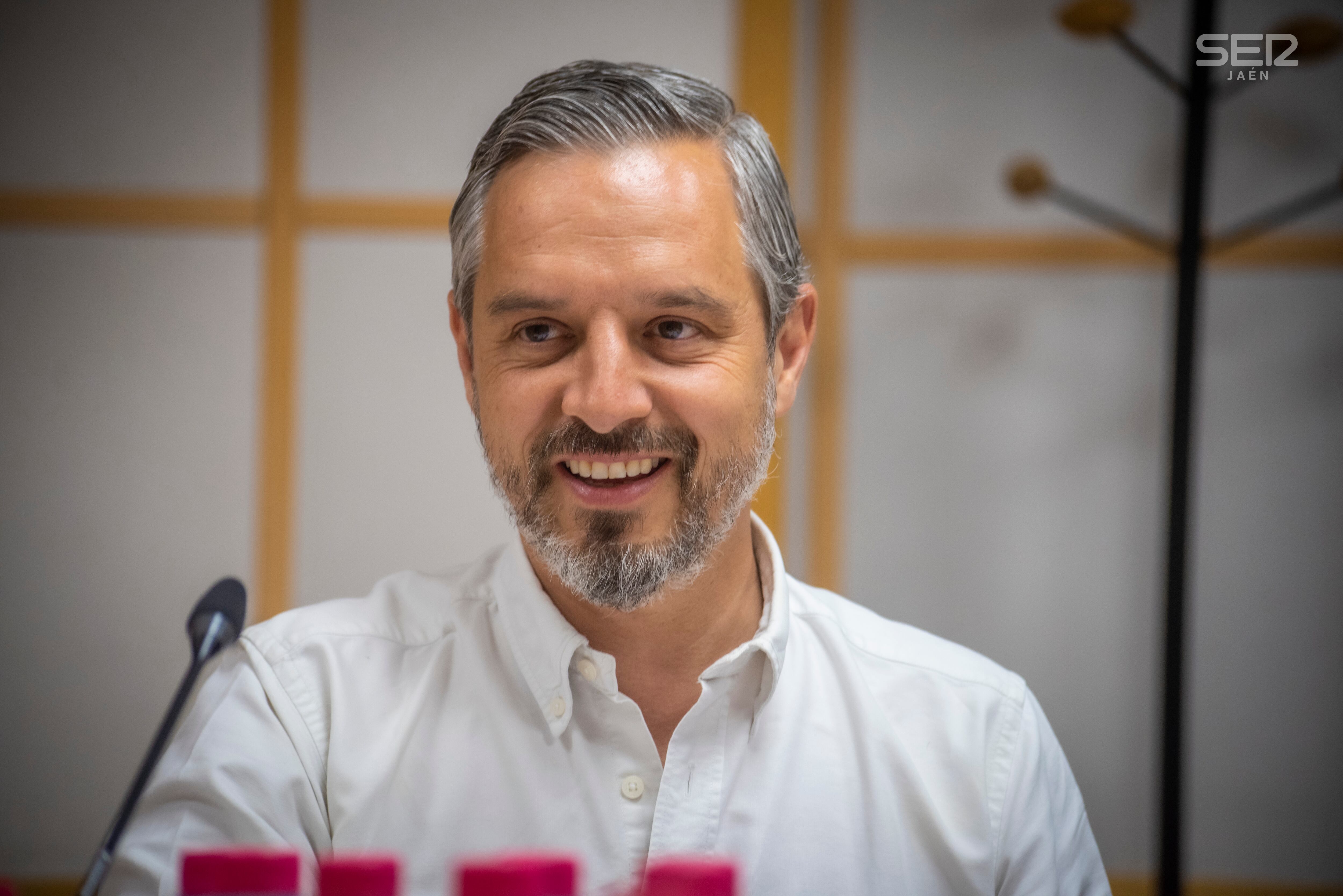 Juan Bravo, candidato del PP por Jaén, durante el debate.