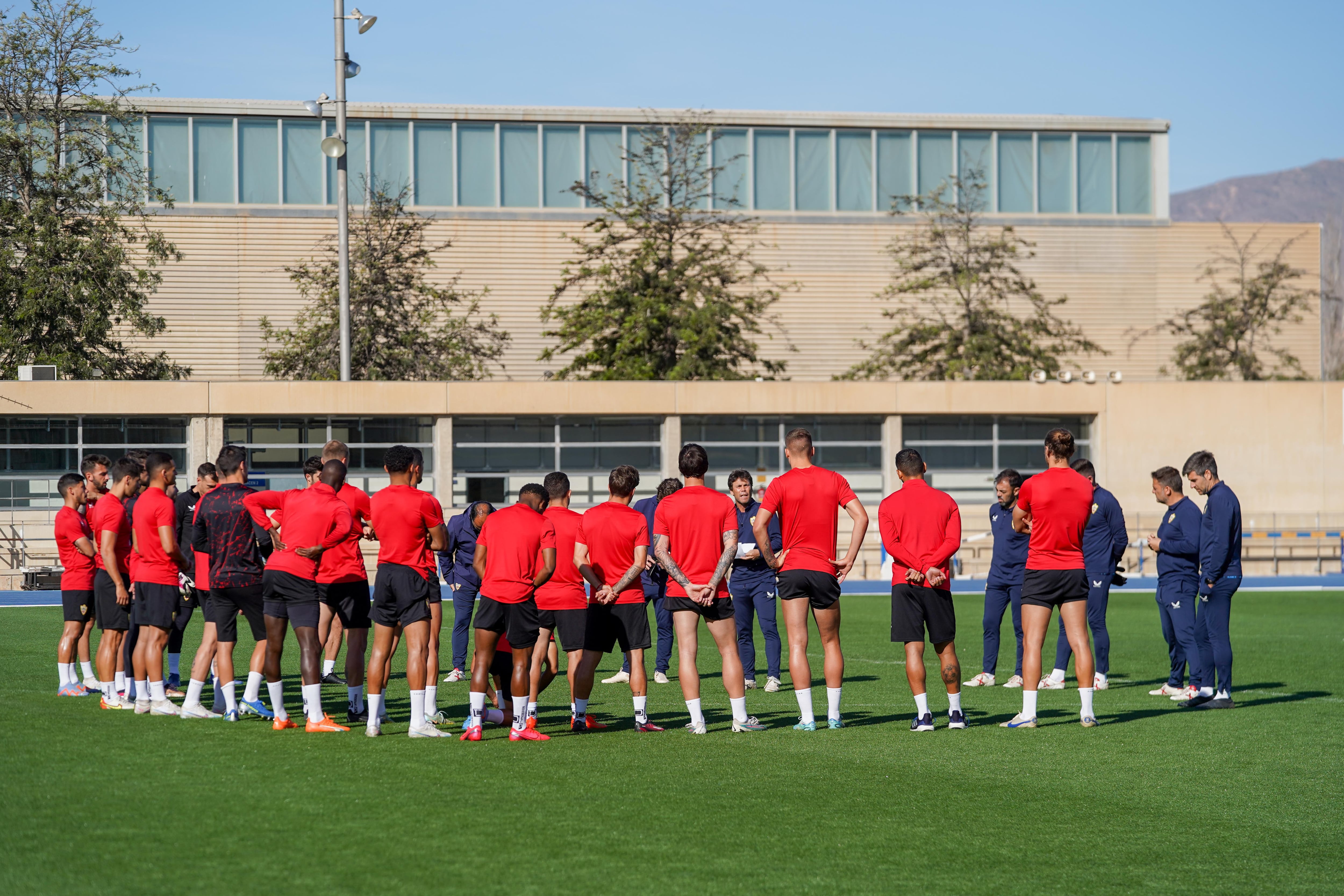 Última charla antes de enfrentarse al Celta.