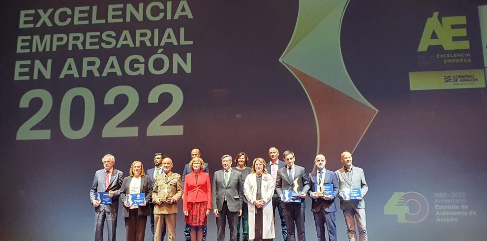 Galardonados en los Premios a la Excelencia Empresarial 2022